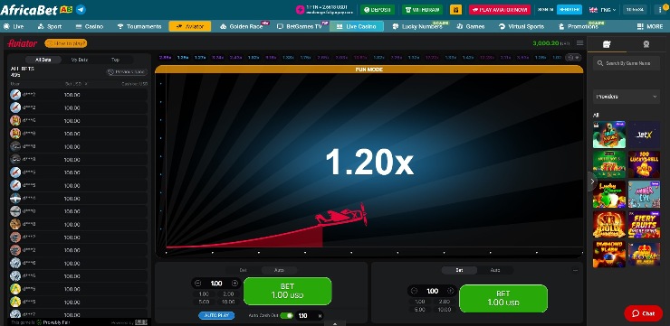 Play Aviator - AfricaBet